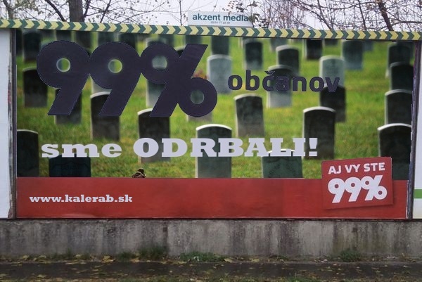 99percent bilbord odhalenie 3 2000 - vtipn obrzok - Kalerab.sk