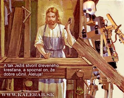 jesusrobot - vtipn obrzok - Kalerab.sk