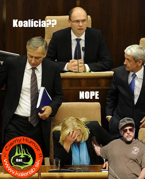koalicia - vtipn obrzok - Kalerab.sk