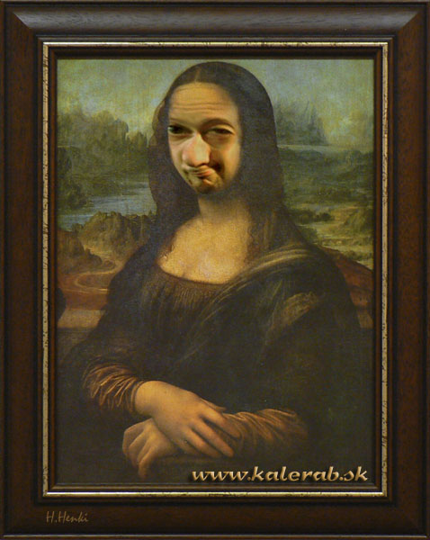 mona lisa - vtipn obrzok - Kalerab.sk